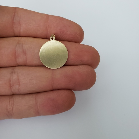 14k Solid Gold Saint Christopher Medal - Protective Jewelry Gifts for Him - Picture 4 of 5